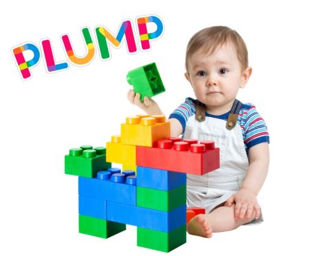 Plump Series - Large Soft Block Sets for Early Learning - UNIPLAY PLUMP Series large-size modular block sets designed for STEAM and sensory play in early learning environments